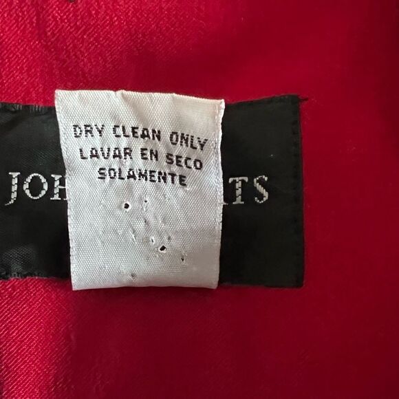 John Robert’s Red and Black Button Blazer Size 8 - Picture 6 of 6